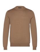 J. Lindeberg Keane Merino Crew Neck Sweater Brun