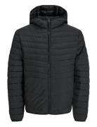 Jack & J S Jjestate Packable Puffer Hood Noos Svart