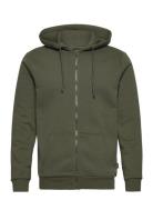 ONLY & SONS Onsceres Life Zip Thr. Hoodie Sweat Grön