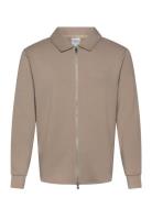 Selected Homme Slhemanuel Soft Full Zip Sweat Noos Beige