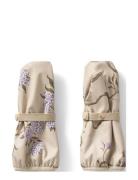 Garbo&Friends Tree Of Life Lined Rain Mittens Beige