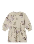 Garbo&Friends Tree Of Life Sweatshirt Dress Beige