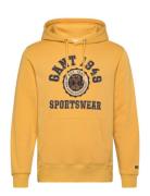 GANT Front Graphic Sweat Hoodie Gul