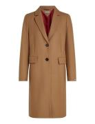 Tommy Hilfiger Wool Blend Classic Coat Beige
