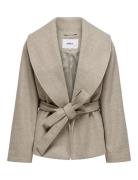 ONLY Onlaugusta Life Short Coat Otw Noos Beige