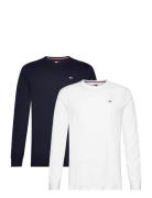 Tommy Jeans Tjm Reg 2 Pack Ls Tee Blå