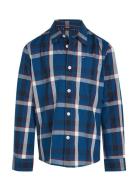 Tommy Hilfiger Check Regular Shirt Ls Blå