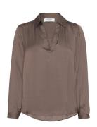 Rosemunde Shirt Long Sleeve Brun