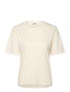 Lindex T Shirt Erica Basic Cotton Kräm