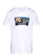 Jack & J S Jjpeak Tee Ss Crew Neck Jnr Vit