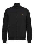 Lyle & Scott Hybrid Baffled Track Jacket Svart