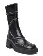 MIISTA Malene Black Ankle Boots Svart