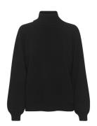 Gestuz Manzigz Wool Rollneck Noos Svart