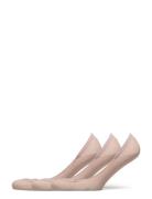 Lindex Sock Invisible 3 P Solid Beige