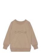 Gugguu Logo Sweatshirt Beige