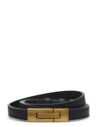 Gina Tricot Thin Buckle Belt Svart