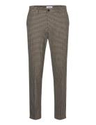 Les Deux Como Reg Houndstooth Suit Pants Brun