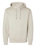 Selected Homme Slhemanuel Soft Hood Sweat Noos Kräm