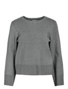 Vila Vicassie O-Neck L/S Knit Top - Noos Grå