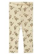 Lil'Atelier Nbfnimo Slim Wo/Mo Leggings Aop Lil Beige