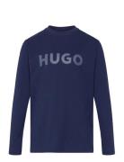 Hugo Kids Long Sleeve T-Shirt Blå