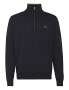 Fred Perry Classic Half Zip Jumper Marinblå