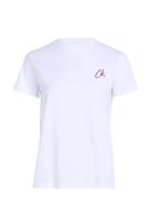 Calvin Klein Jeans Embroidered Ck Regular Tee Vit