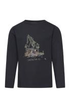 Minymo T-Shirt Ls Marinblå