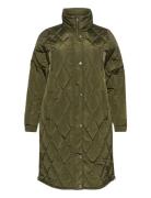 Kaffe Curve Kclinda Quilt Jacket Khaki Green