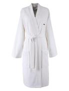 Lacoste Home Ldefile2 Bath Robe Vit