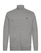 U.S. Polo Assn. Uspa Sweat Collar/Zip Eran Men Grå