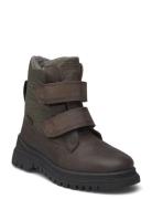 ANGULUS Boots - Flat - With Velcro Khaki Green