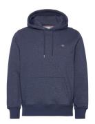 GANT Reg Shield Hoodie Marinblå