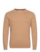 GANT Classic Cotton C-Neck Beige