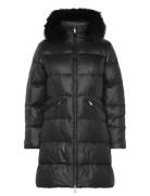 Calvin Klein Mw Padded Real Down Coat Svart