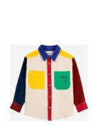 Bobo Choses Bobo Square Embroidery Color Block Corduroy Shirt Multi/pa...