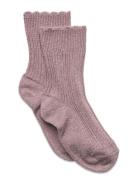 Mp Denmark Celosia Glitter Socks Rosa