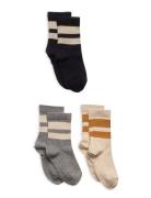 Mp Denmark Anker Socks - 3-Pack Multi/patterned