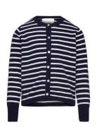 Sofie Schnoor Young Cissesy Stripe Cardigan Marinblå