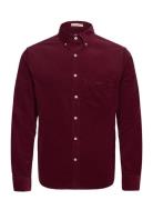 GANT Reg Ut Corduroy Shirt Burgundy