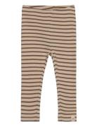 Petit Piao Legging Modal Striped Beige