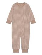 Lindex Pyjamas Striped Beige