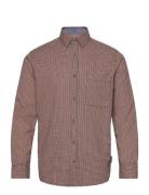 Tom Tailor Structured Shirt Brun