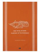 Lexington Home Harvest & Gatherings Org Cotton Kitchen Towel Orange