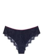 Understatement Underwear Lace Cheeky Marinblå