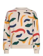 Bobo Choses Brushstrokes Printed Sweatshirt Kräm