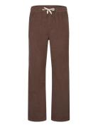 Lindbergh Cropped Corduroy Pants Brun