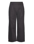 Mango Pleat Detail Trousers Grå