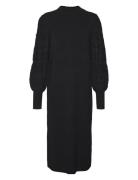 Vero Moda Vmlim Ls Highneck Calf Dress Ga Boo Svart