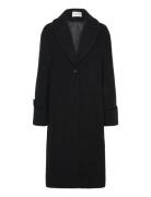 Malina Lucy Over D Wool Blend Coat Svart